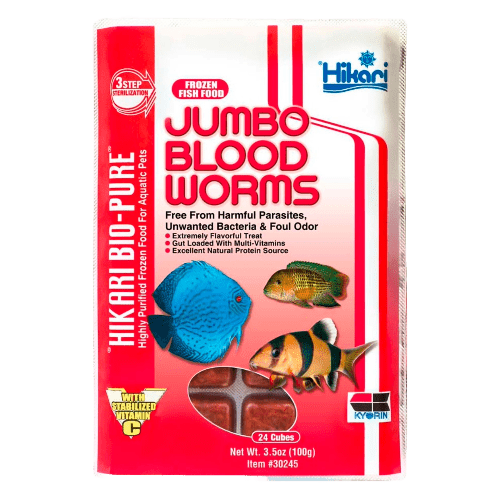 Hikari Frozen Jumbo Blood Worms