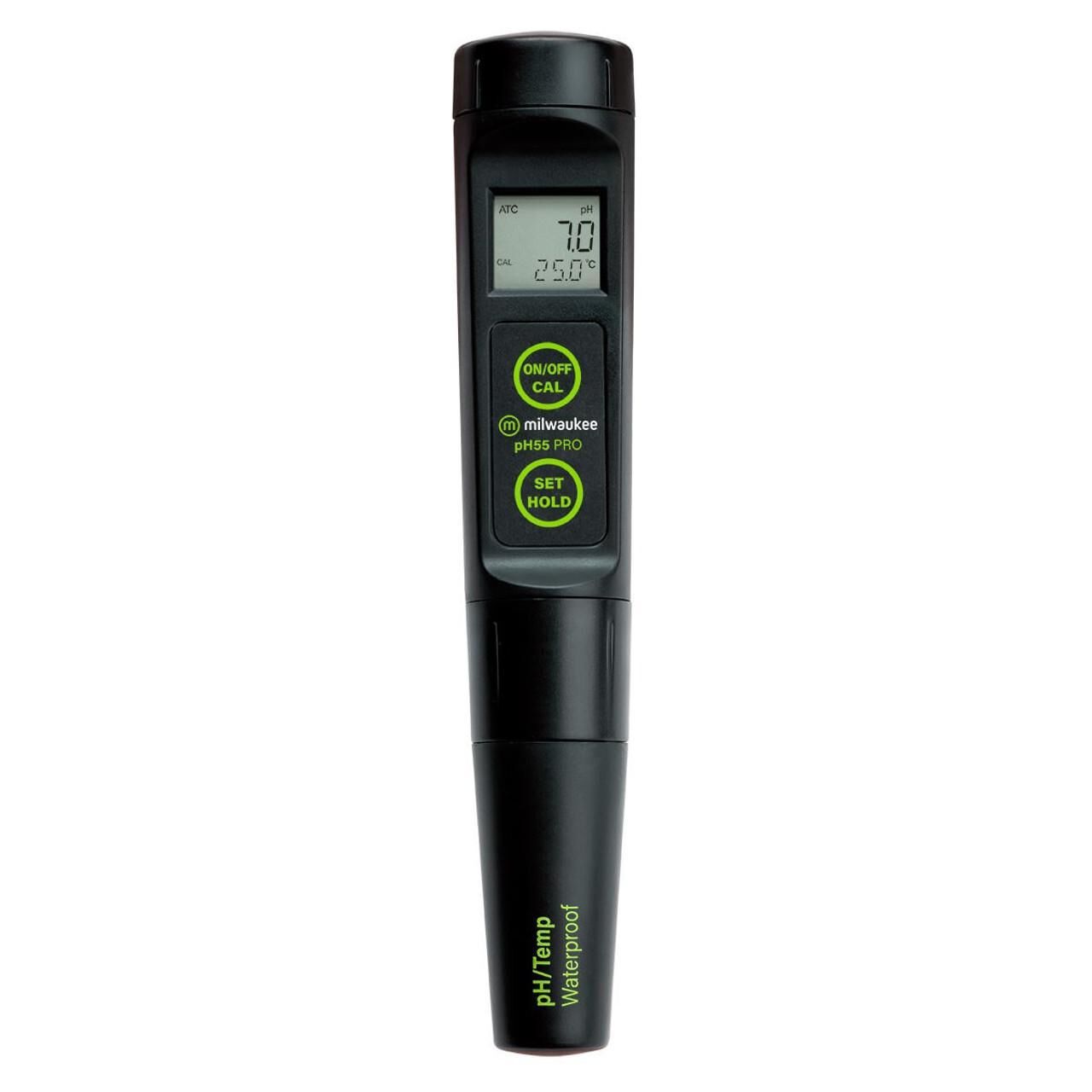 Milwaukee Waterproof pH & Temperature Tester with ATC & Replaceable Probe